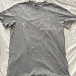 gray adidas tshirt